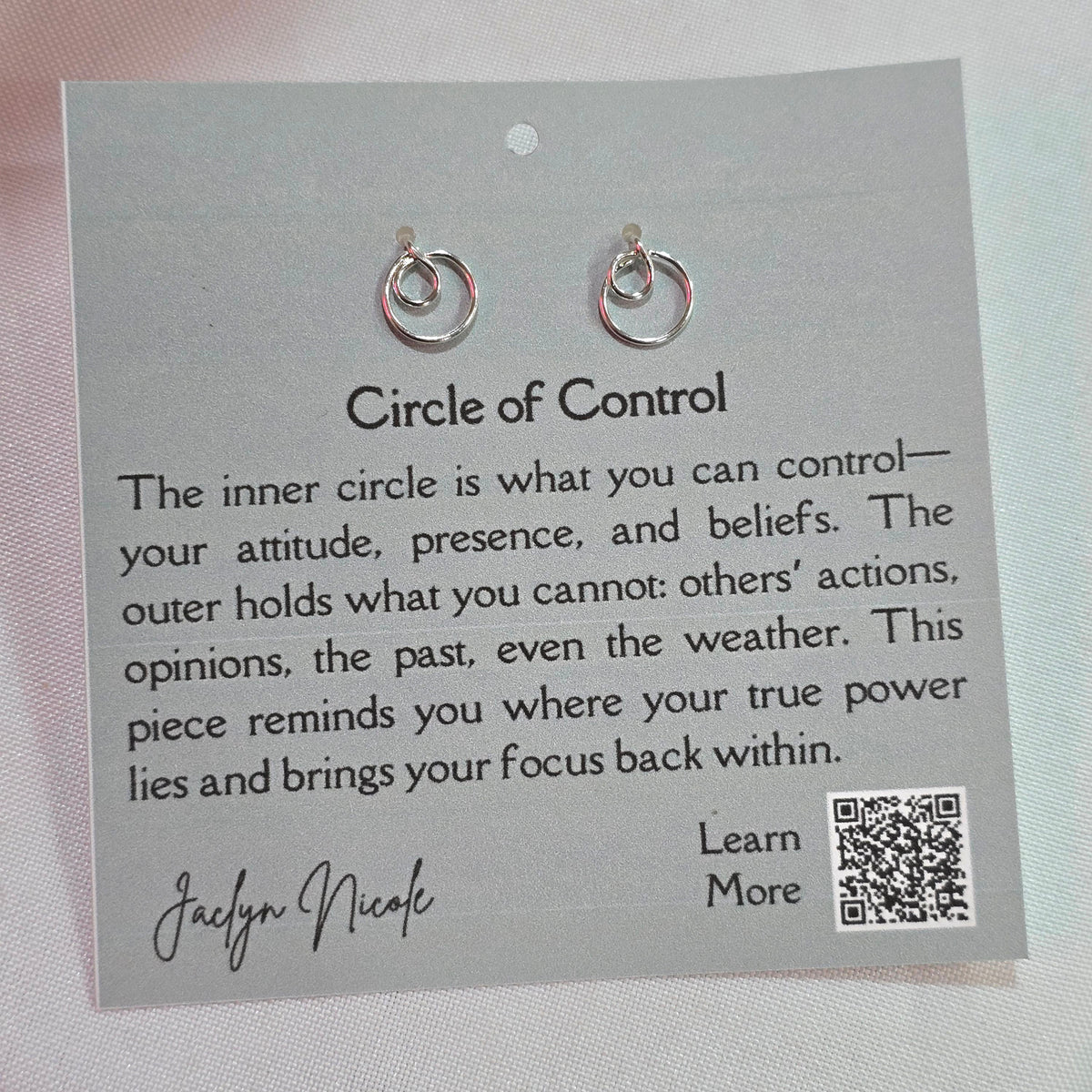 Circle of Control Earrings