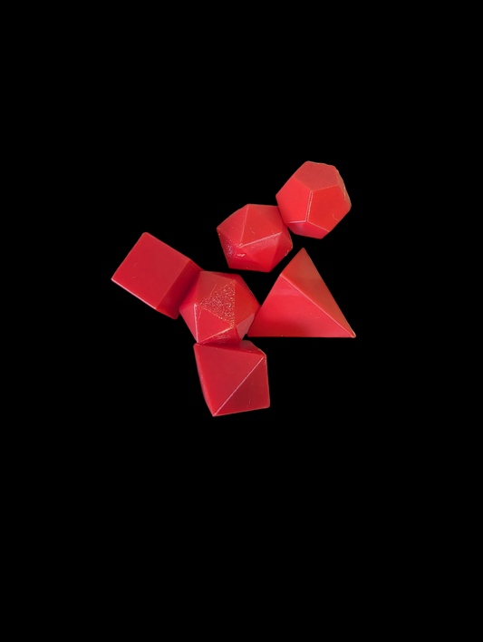 Small Platonic Solids Collection, Tetrahedron, Cube, Dodecahedron, Icosahedron, Octahedron