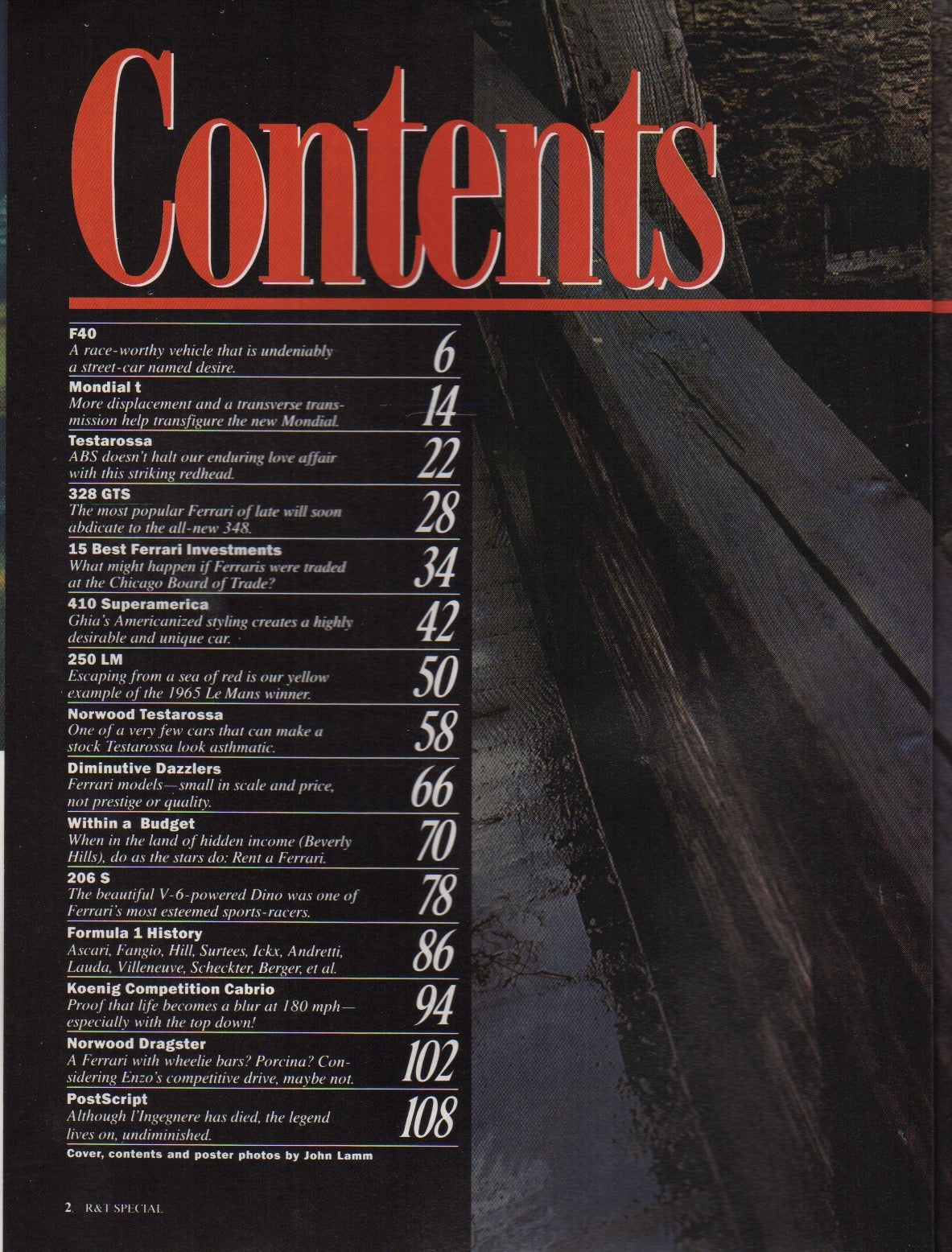 Road & Track 1989 Special Ferrari Issue