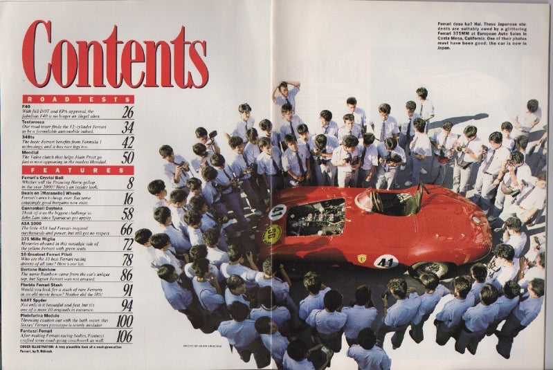Road & Track 1991 Special Ferrari Issue