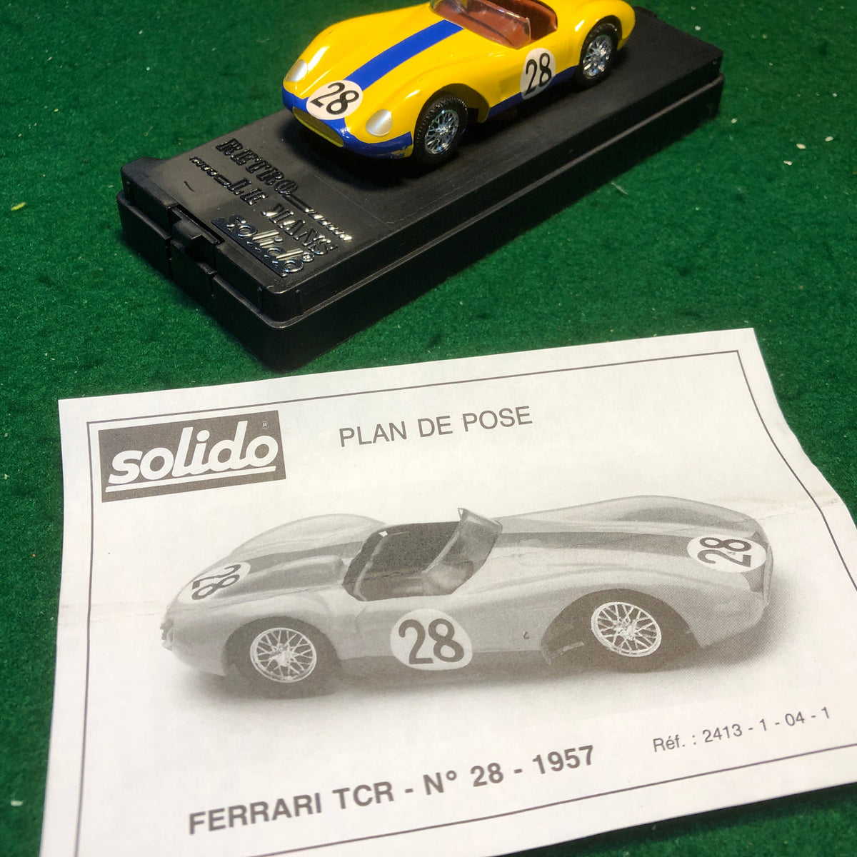 Ferrari 500 TRC 1957 N 28 by Solido 1:43 (2413)