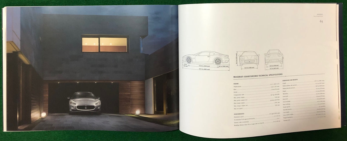 Maserati Granturismo Deluxe Brochure