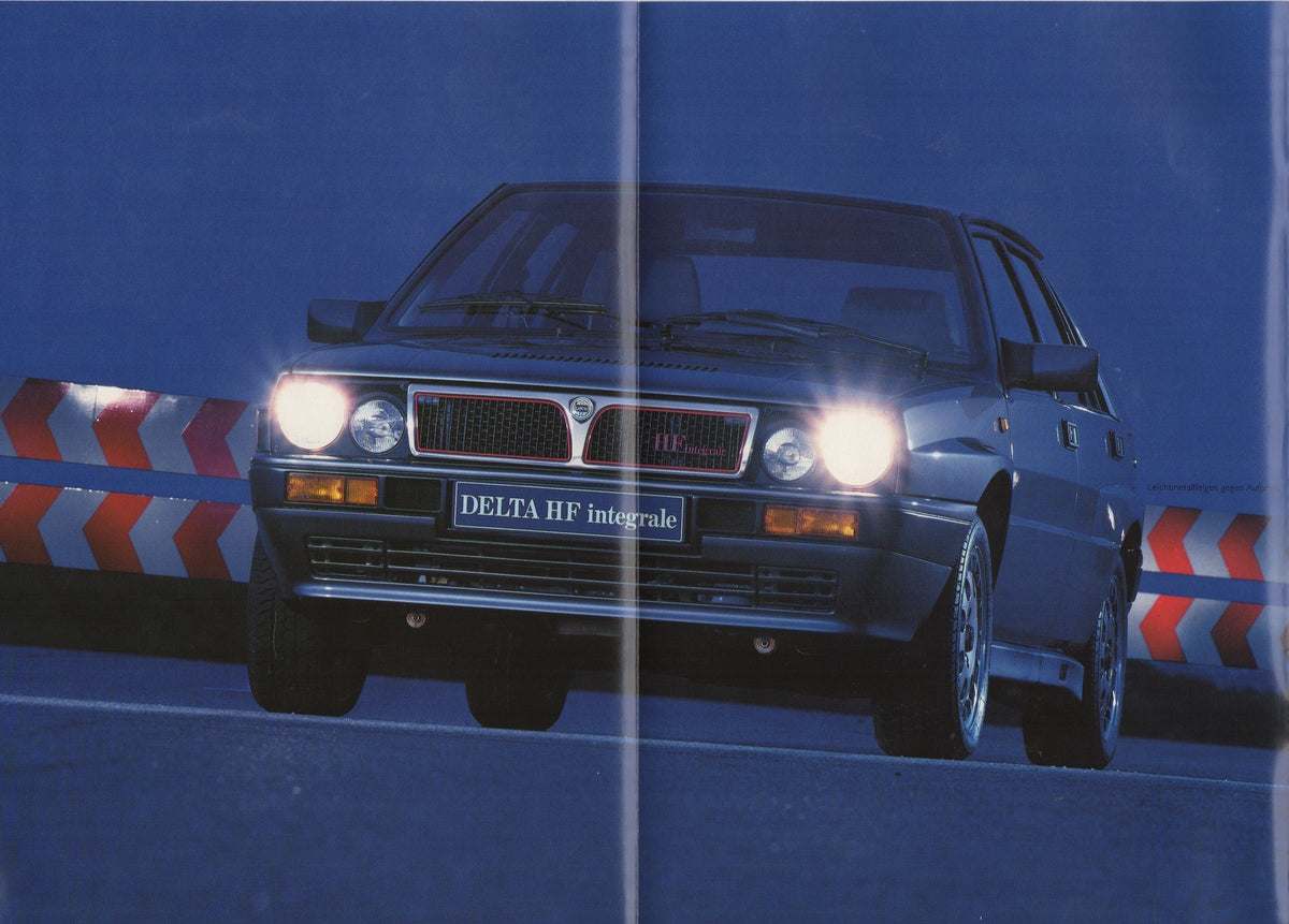 Lancia Delta Brochure - 1600 / Turbo D / HF Integrale (D)