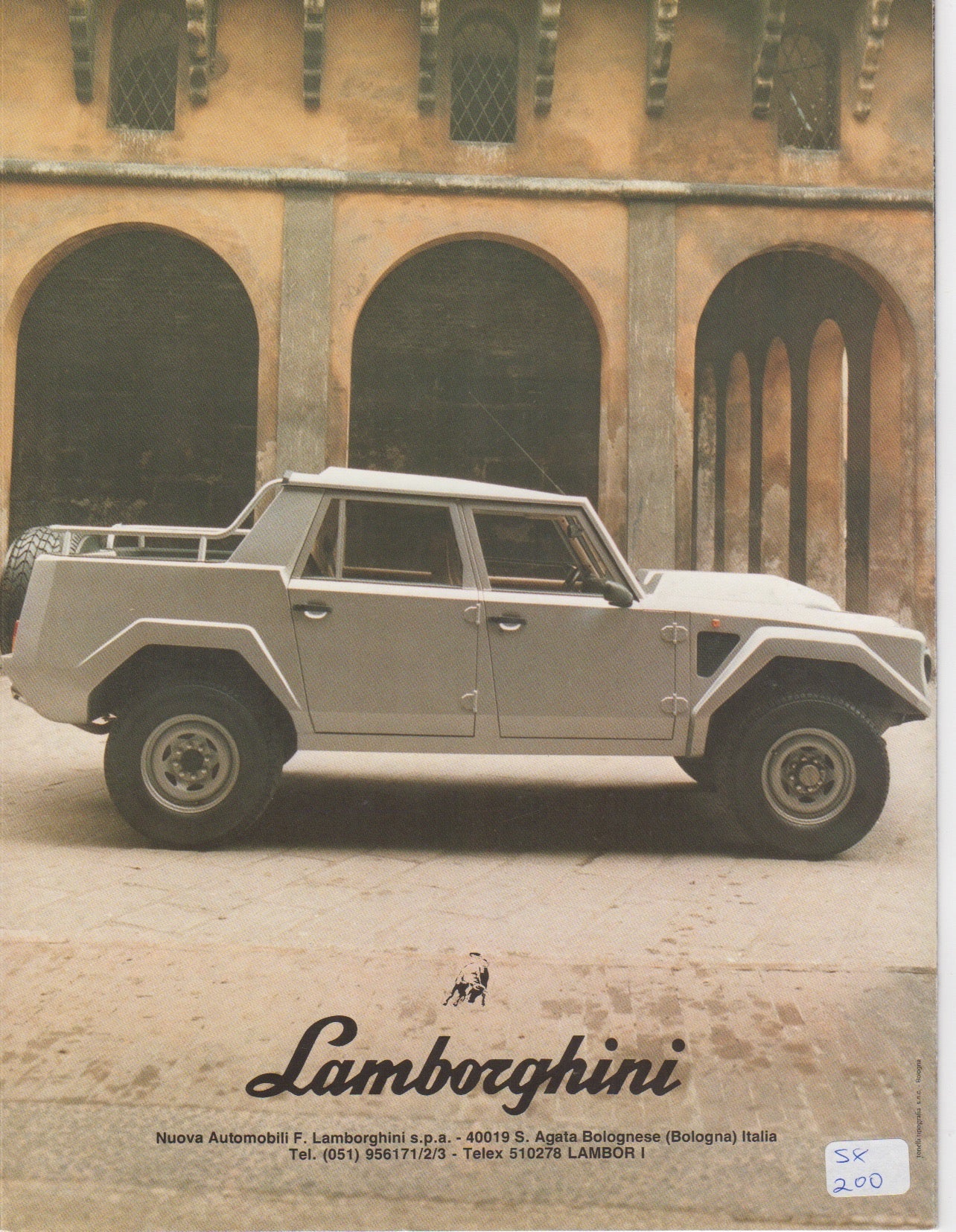 Lamborghini LM002 Brochure