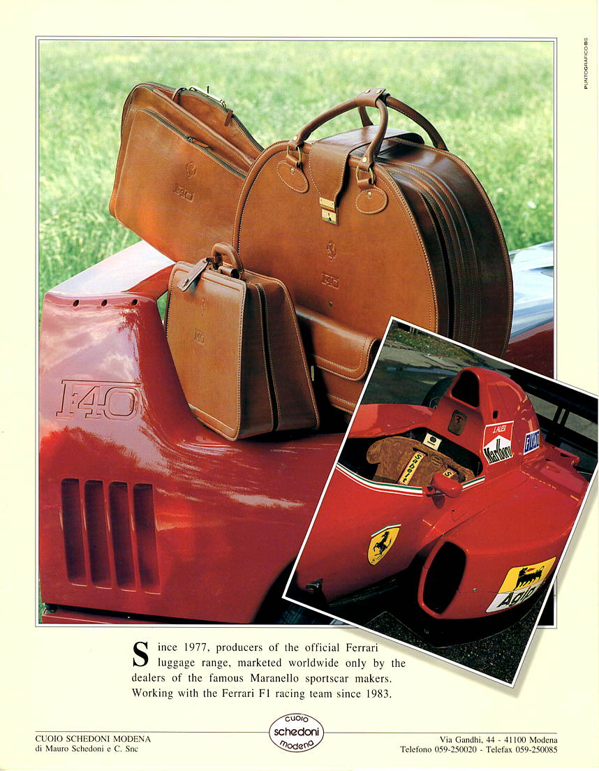 Schedoni Leather Brochure (Early/Mid 90s)