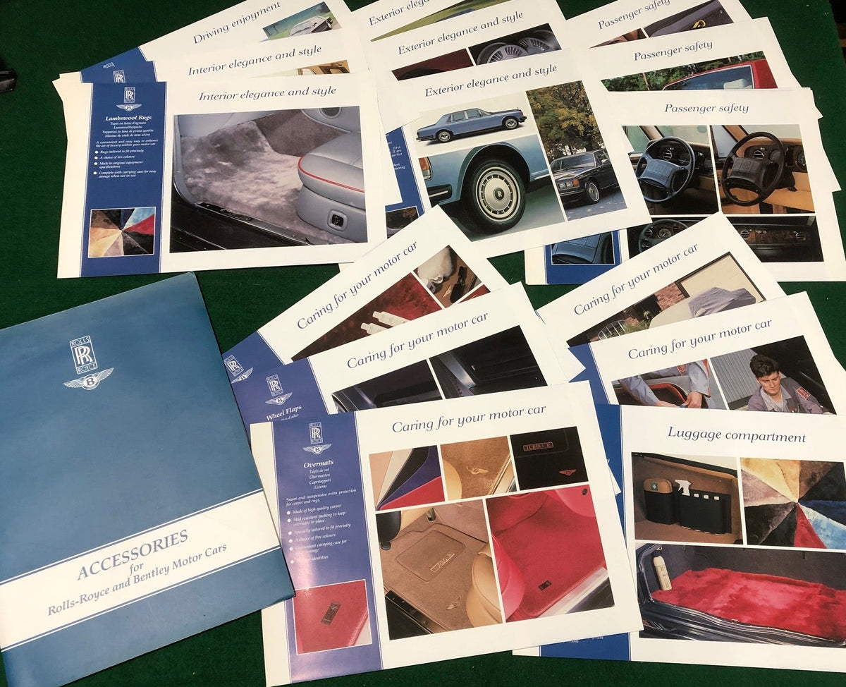Rolls-Royce & Bentley Accessories List - Past & Present Cars