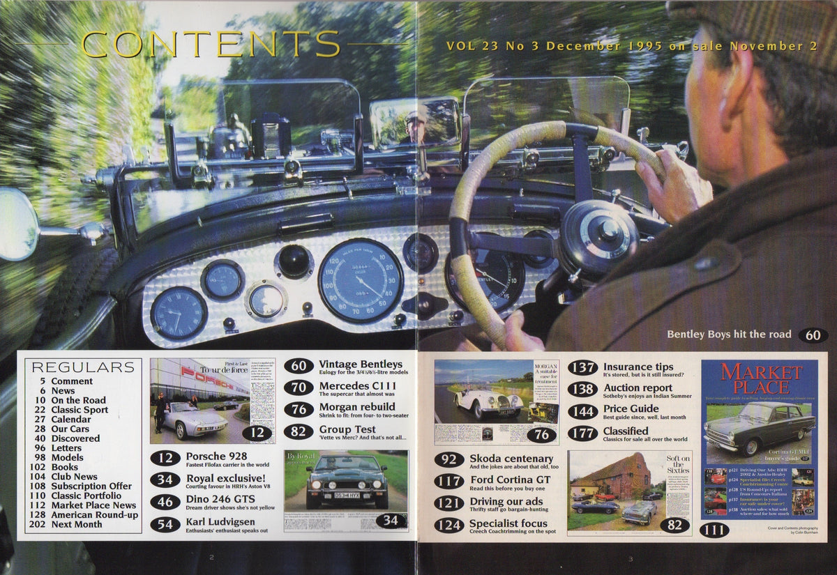 Thoroughbred & Classic Cars Magazine 1995/12