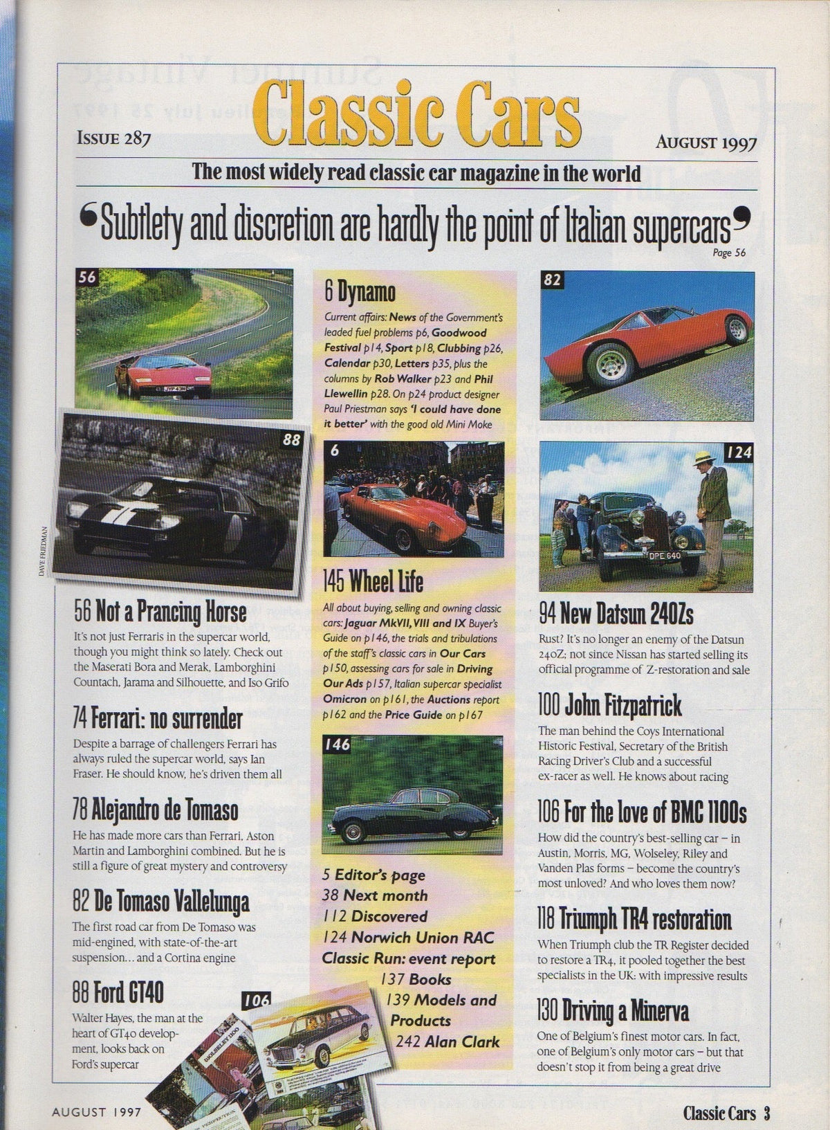 Thoroughbred & Classic Cars Magazine 1997/08