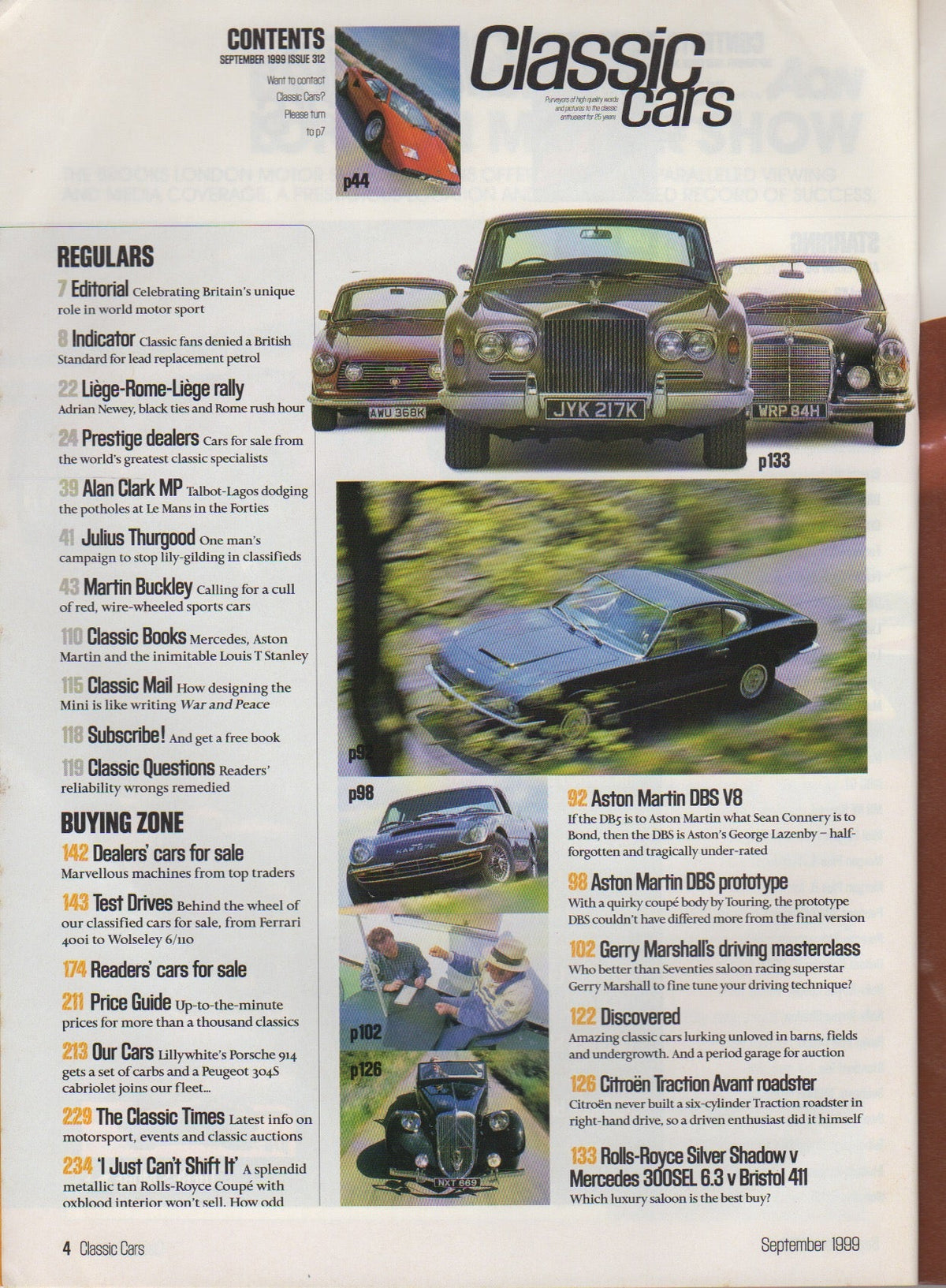 Thoroughbred & Classic Cars Magazine 1999/09