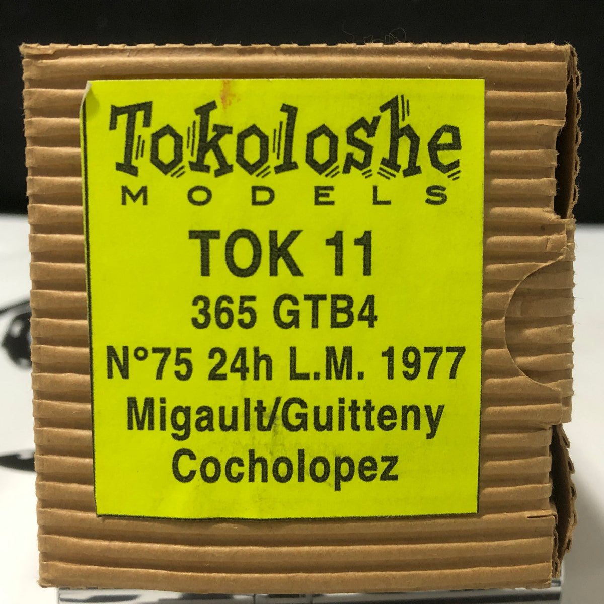 Ferrari 365 GTB4 1977 Le Mans N 75 by Tokoloshe 1:43 (TOK11)