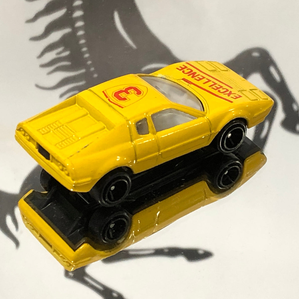 Ferrari 512 BB Yellow N 3 by Welly 1:67 (8369)(No box)