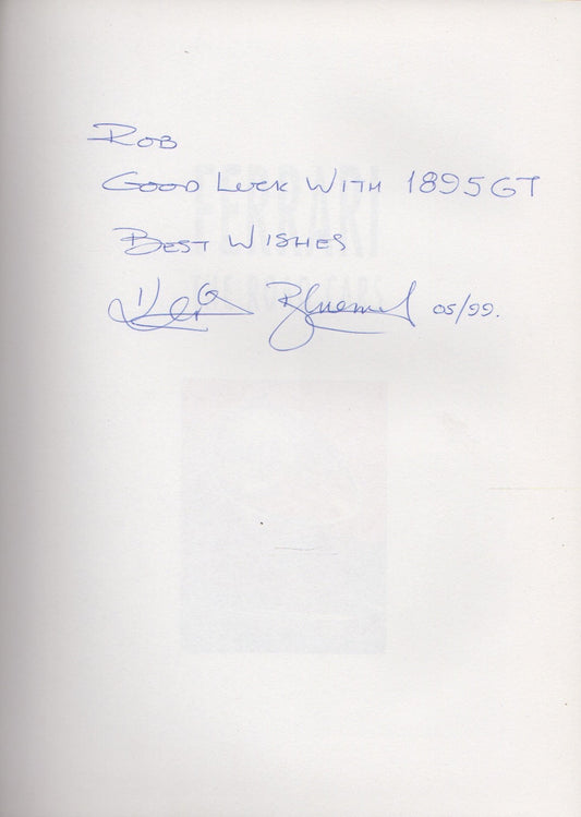 Ferrari - The Road Cars (1998)(K Bluemel)(Signed)