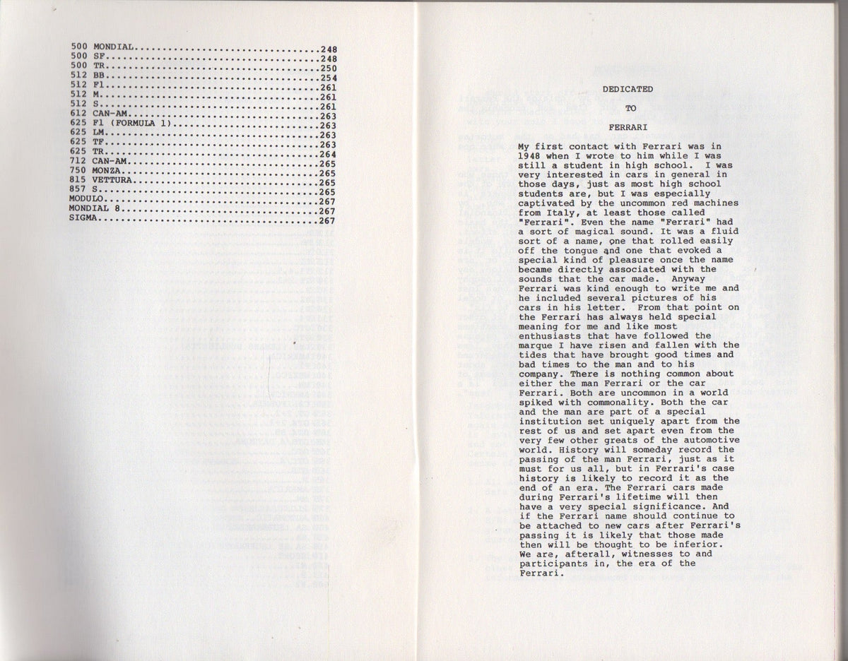 The Ferrari Register - Volume One (Marvin)