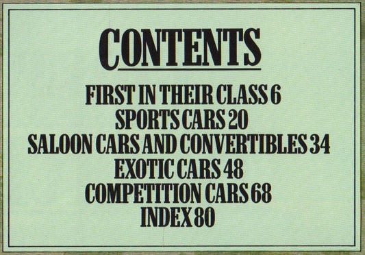 Cars The New Classics (C Harvey)