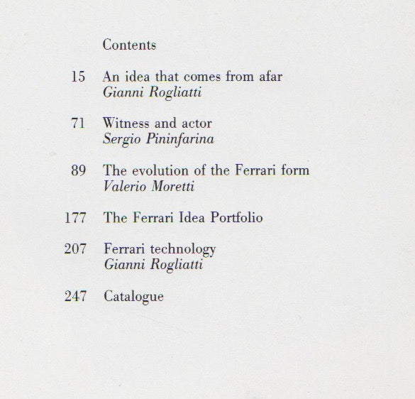 The Ferrari Idea (602/90)(Rogliatti, Pininfarina, Moretti)(SC)