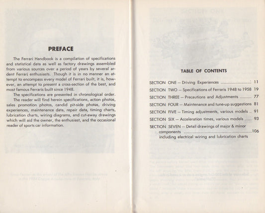 Ferrari Owners Handbook (Tanner)