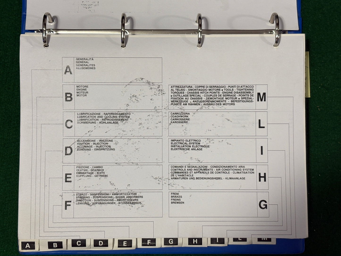 Ferrari Testarossa Workshop Manual (330/84) (MP)