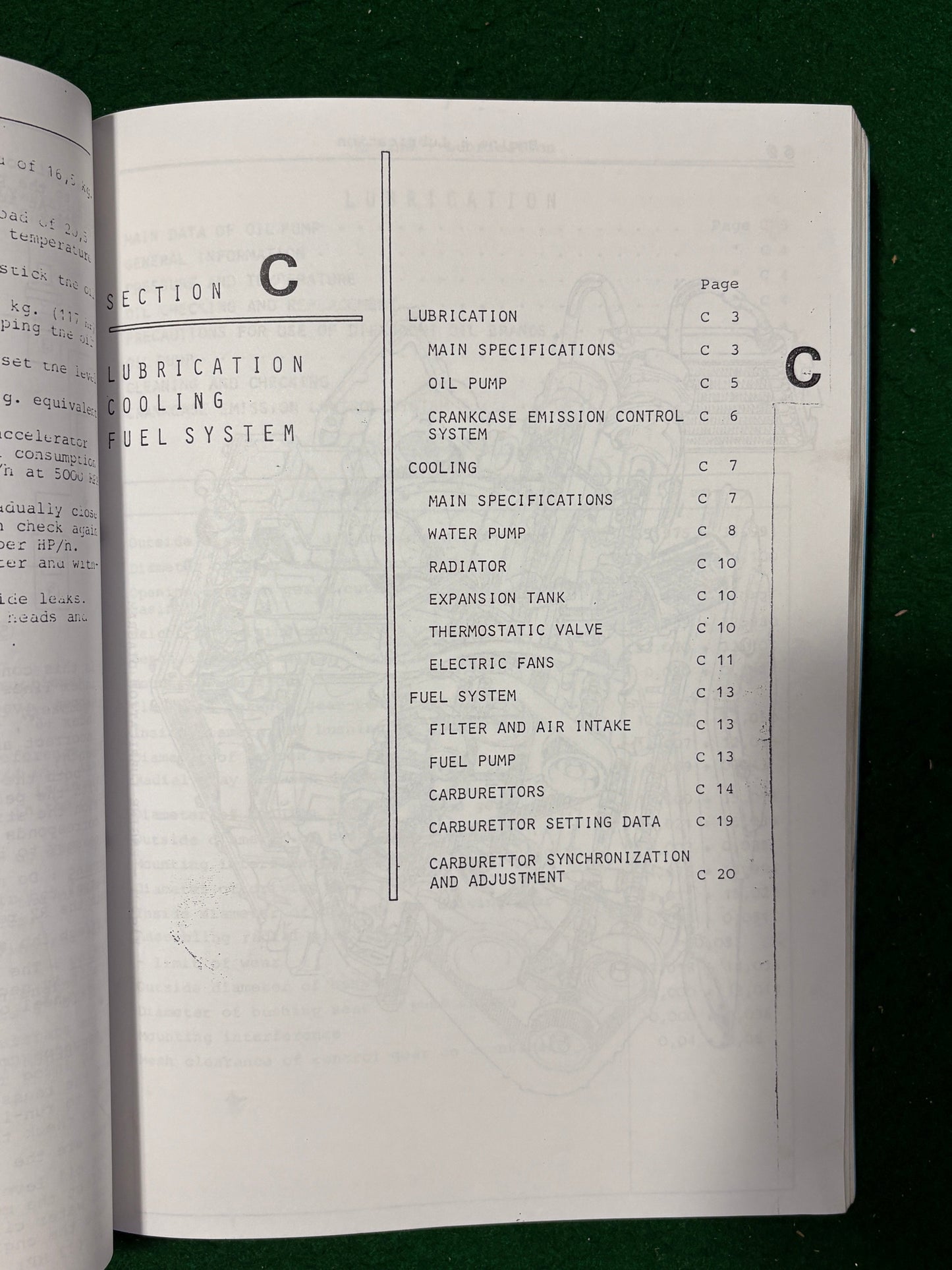 Ferrari Dino 308 GT4 Workshop Manual (110/75)(MP)(SC)