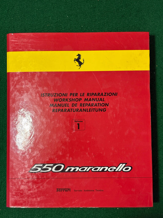 Ferrari 550 Maranello Workshop Manual - 2 Volume Set (0138/96 - 0139/96)