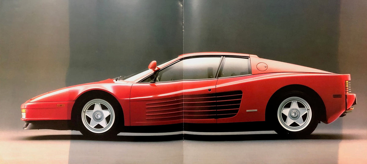 Ferrari Testarossa Deluxe Brochure (328/84 - 15M/10/84)