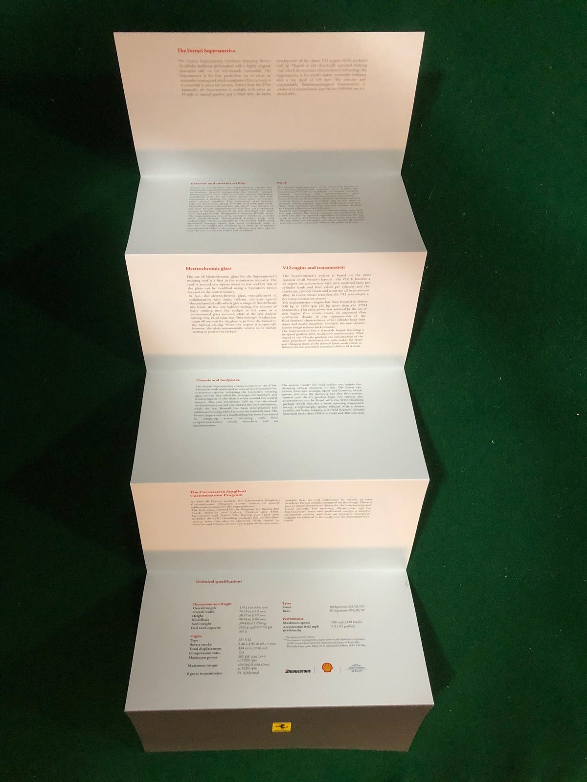 Ferrari Superamerica Brochure (2155/04)
