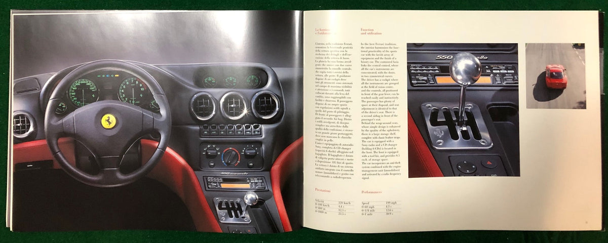 Ferrari 550 Maranello Press Kit (1102/96 - 3M-07/96)