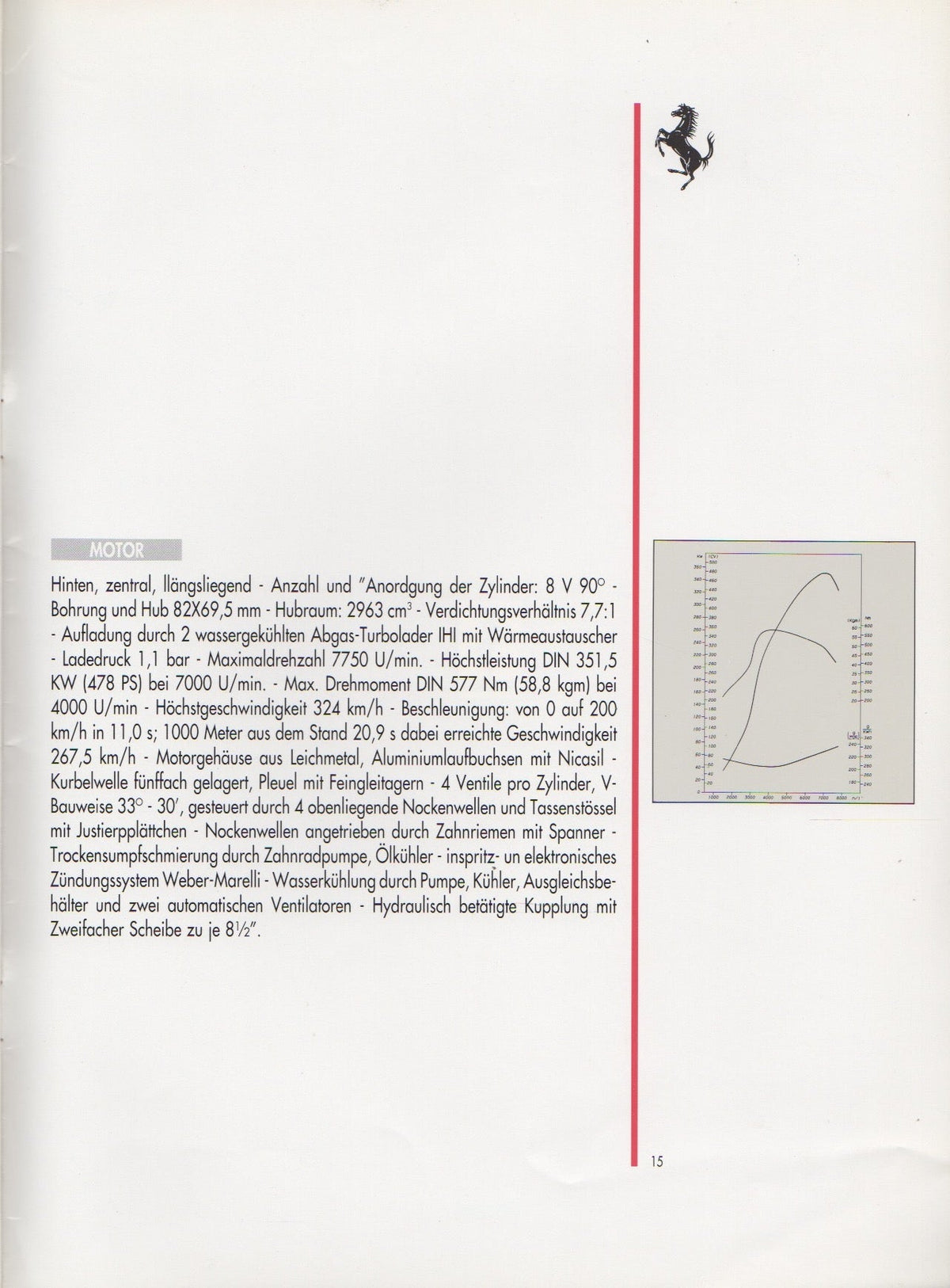 Ferrari Product Range 1989 Brochure (573/89 - 20M/10/89)(D)