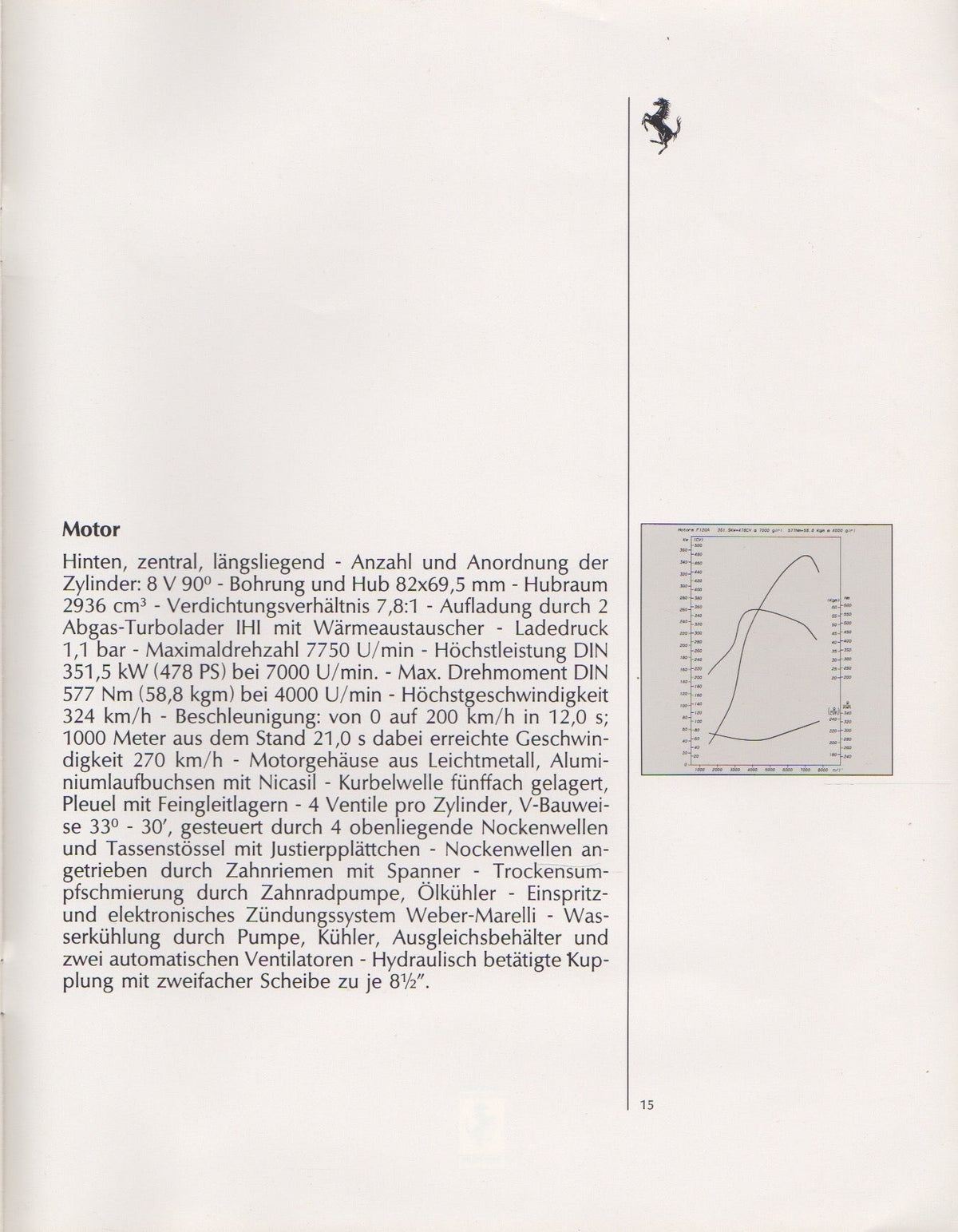 Ferrari Product Range 1988 Brochure (507/88 - 2M/1/88)(D)
