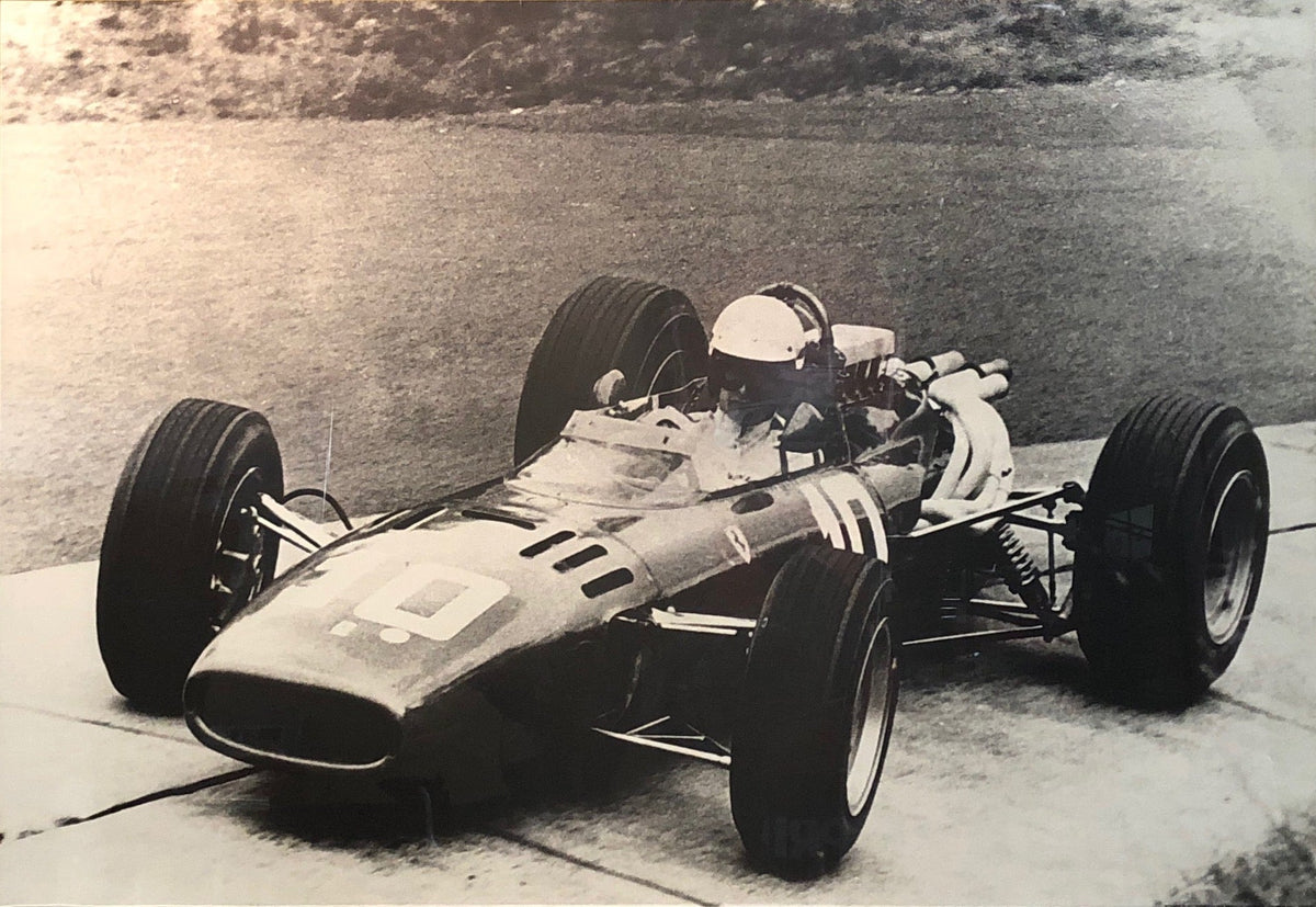 Mike Parkes on 1966 Ferrari 312 Official Poster (Ltd Ed)