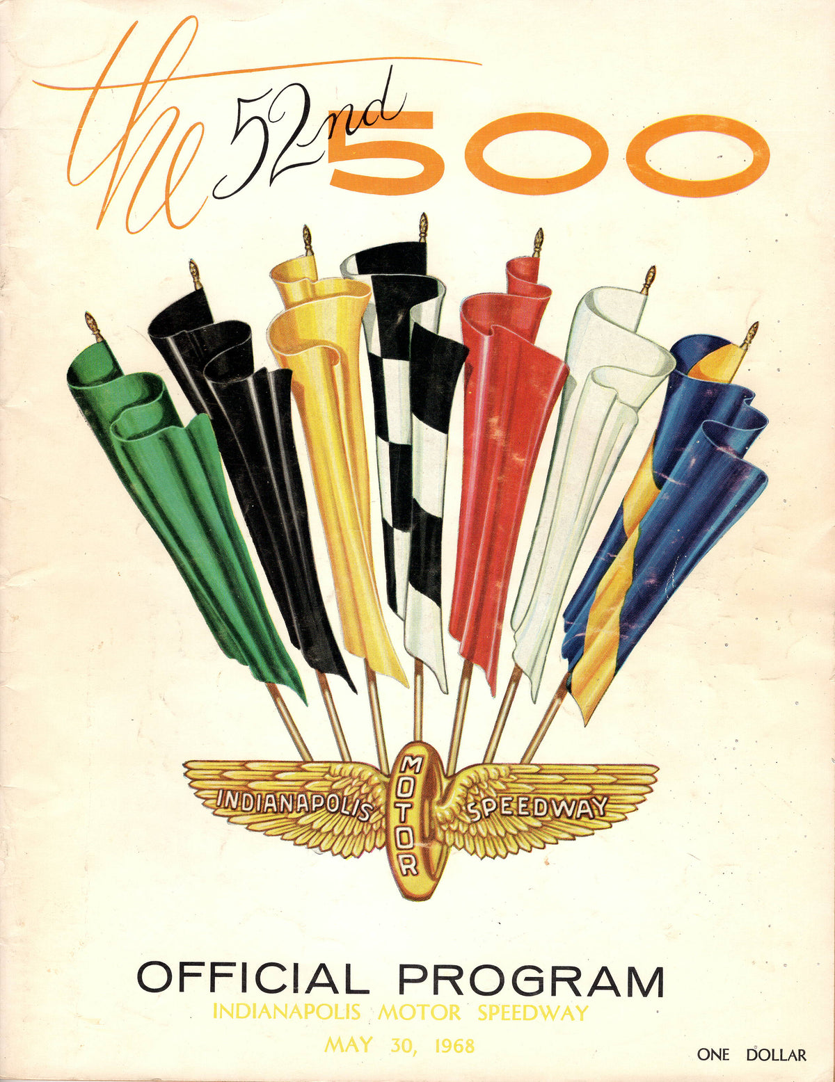 Indianapolis 500 Program 1968