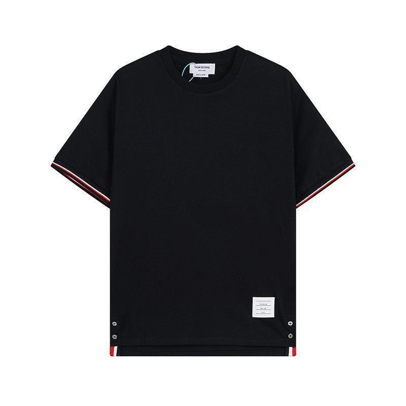 Thom Browne T-Shirt Without Collar 'Black'