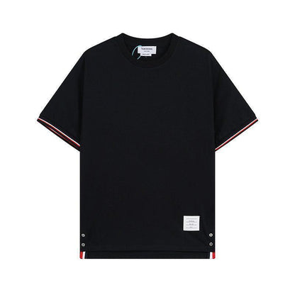 Thom Browne T-Shirt Without Collar 'Black'