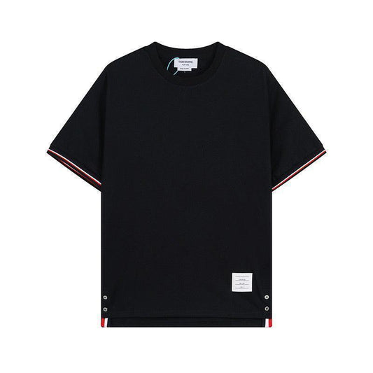 Thom Browne T-Shirt Without Collar 'Black'