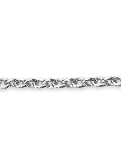Fancy Rolo Solid White/Yellow/Rose Gold Handmade Bracelet , 7mm, 6.5-10 Inch