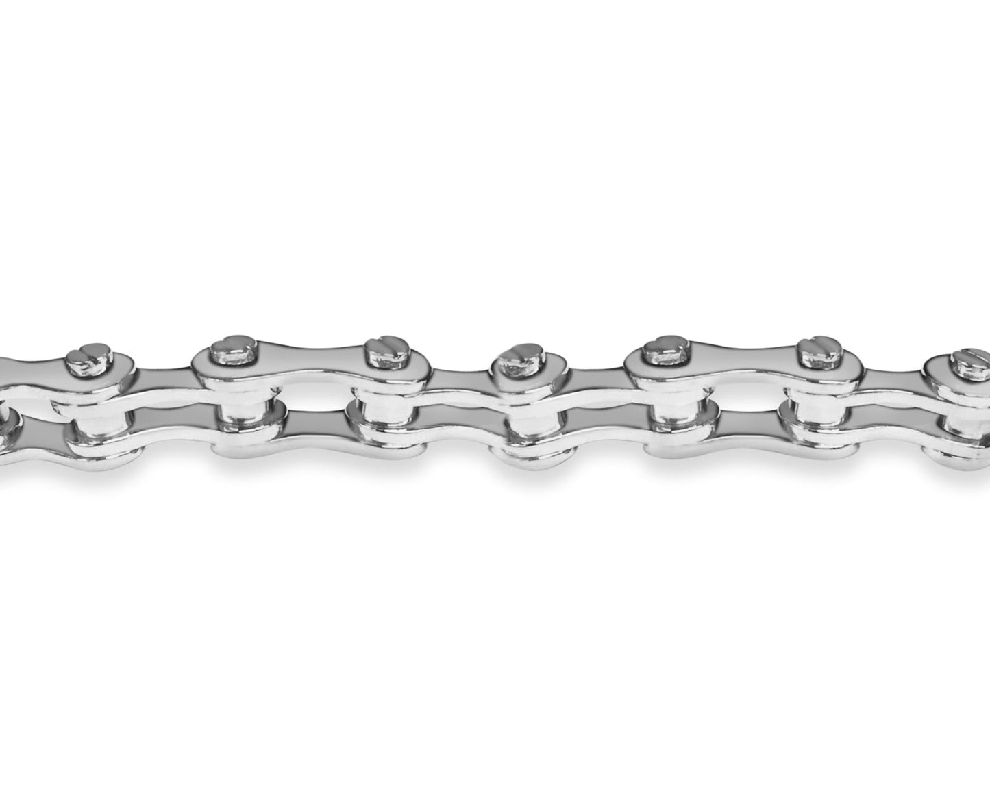 Motorcycle/Bike Chain Solid White/Yellow/Rose Gold Handmade Necklace , 12mm, 16-30 Inch