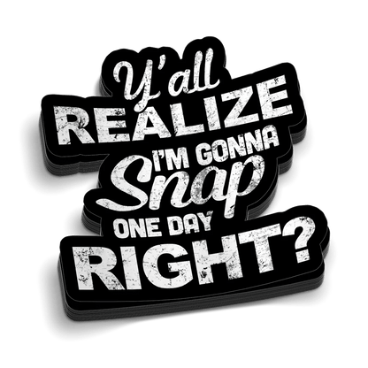 Snap Someday Hard Hat Decal — photo 1 of 2