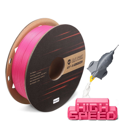 GT-3 High Speed Glossy PLA+ Filament 1.75mm, 1KG, ±0.04mm, Cyan/Magenta/Yellow/Silver — photo 2 of 7