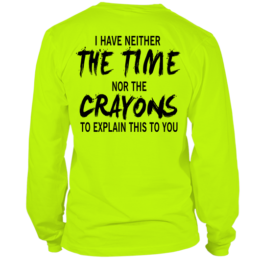 Crayons - Long Sleeve Hi-Vis Safety Yellow Shirt — photo 1 of 3