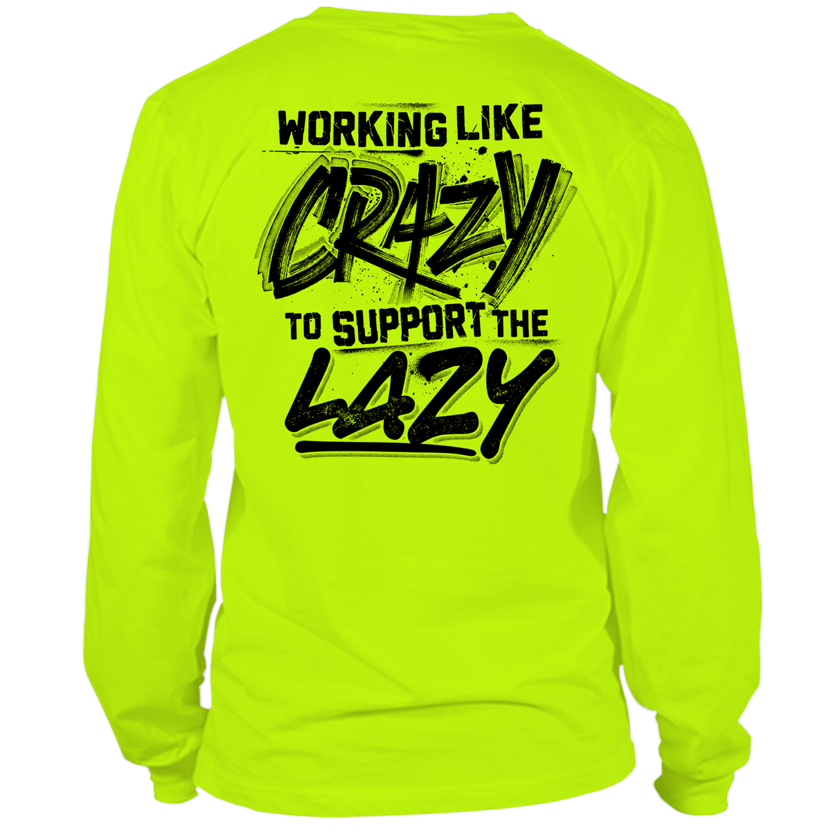 Crazy - Long Sleeve Hi-Vis T-Shirt — photo 1 of 2