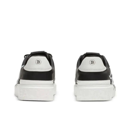 BALMAIN B Court Low-Top Sneakers 'Black/White'