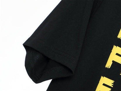 Fendi T-Shirt without Collar 'Black-Yellow'
