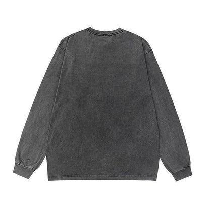 Drew House Secret Smiling Face Alphabet Long Sleeves 'Grey'
