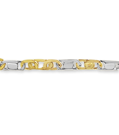 Tiger Eye & Bar Solid White/Yellow/Rose Gold Handmade Necklace , 11mm, 16-30 Inch