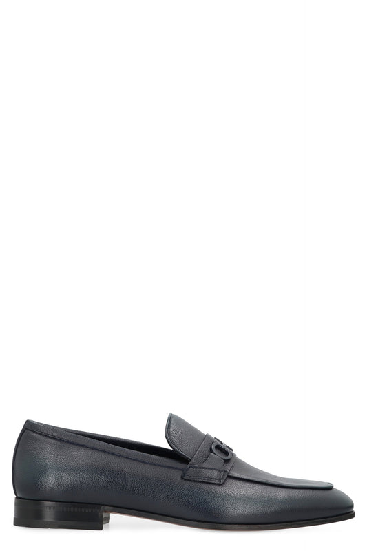 Ferragamo Leather Moccasins for Men