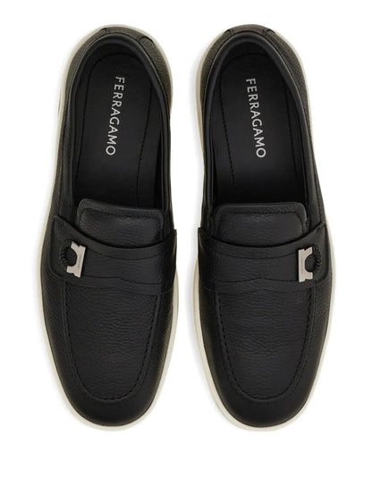 Ferragamo Men's Leather Moccasin Loafers