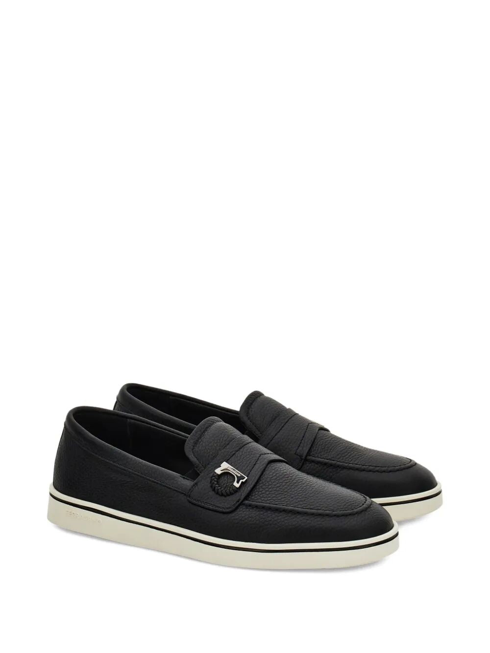 Ferragamo Men's Leather Moccasin Loafers