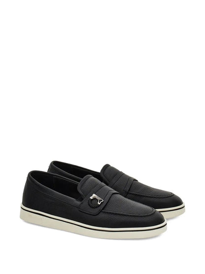 Ferragamo Men's Leather Moccasin Loafers