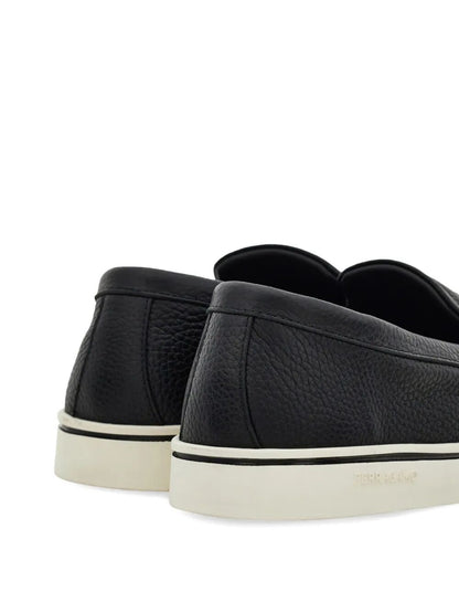 Ferragamo Men's Leather Moccasin Loafers
