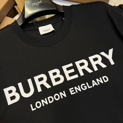 Burberry T-Shirt Without Collar 'Black & White'