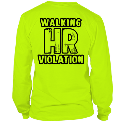 HR Violation - Long Sleeve Hi-Vis T-Shirt — photo 1 of 3